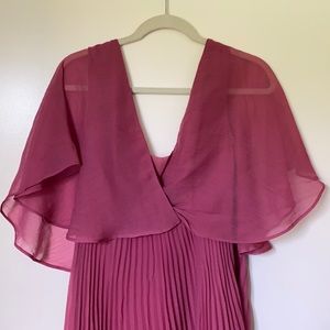 NWT ASOS flutter sleeve midi dress